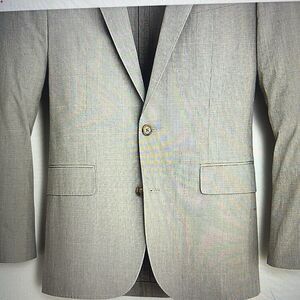 J Crew Ludlow 44R Slim fit tan Windowpane Japan cotton Blazer Jacket AH936 NWT